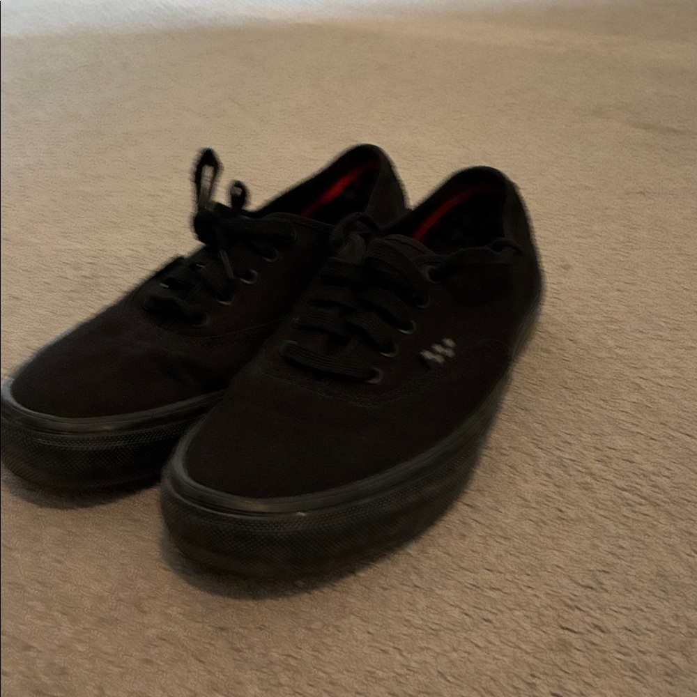 Black Suede Vans Authentic Pro